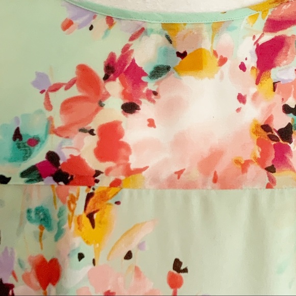 Sunny Leigh Floral Bell Sleeve Layered Blouse - Picture 7 of 13